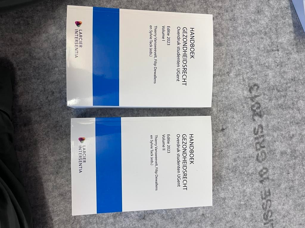 Handboek gezondheidsrecht, Boeken, Studieboeken en Cursussen, Ophalen of Verzenden, Nieuw
