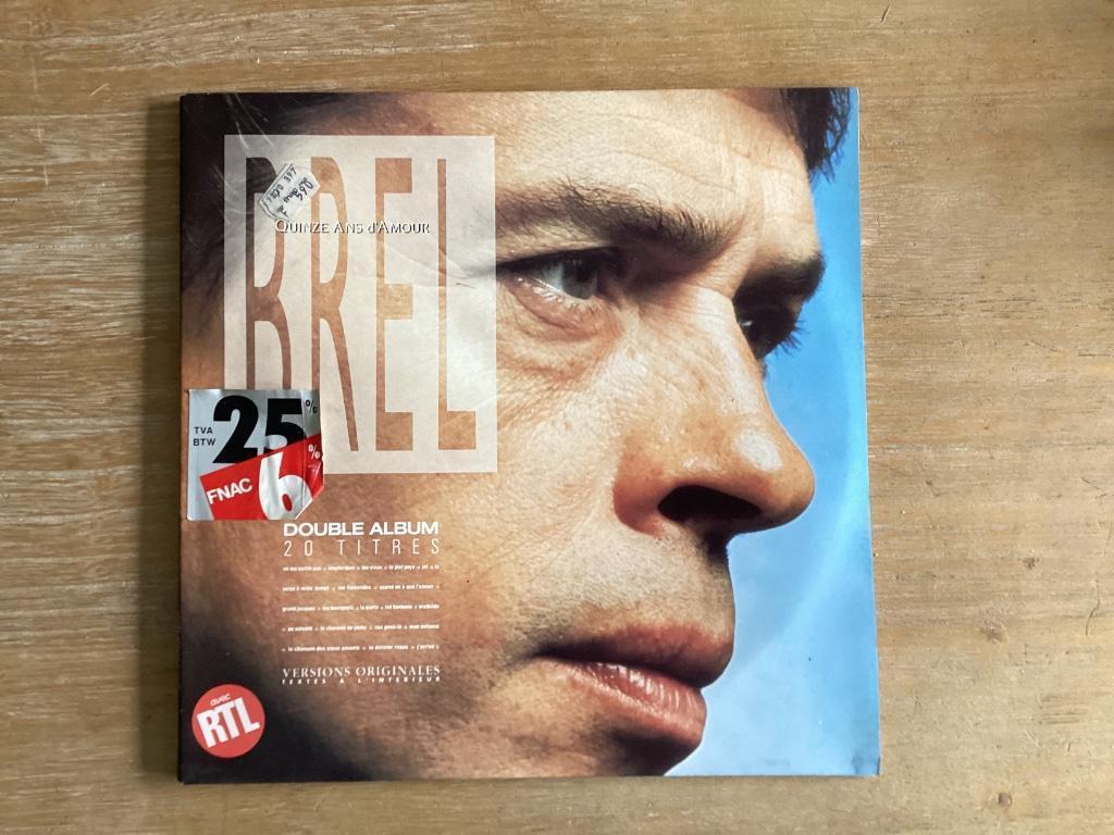 Double vinyles de Jacques Brel, Enlèvement ou Envoi, Comme neuf, Autres formats