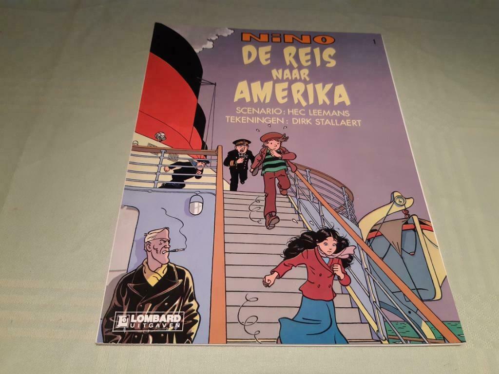 Nino.1.De reis naar Amerika., Boeken, Stripverhalen, Eén stripboek, Ophalen of Verzenden, Zo goed als nieuw