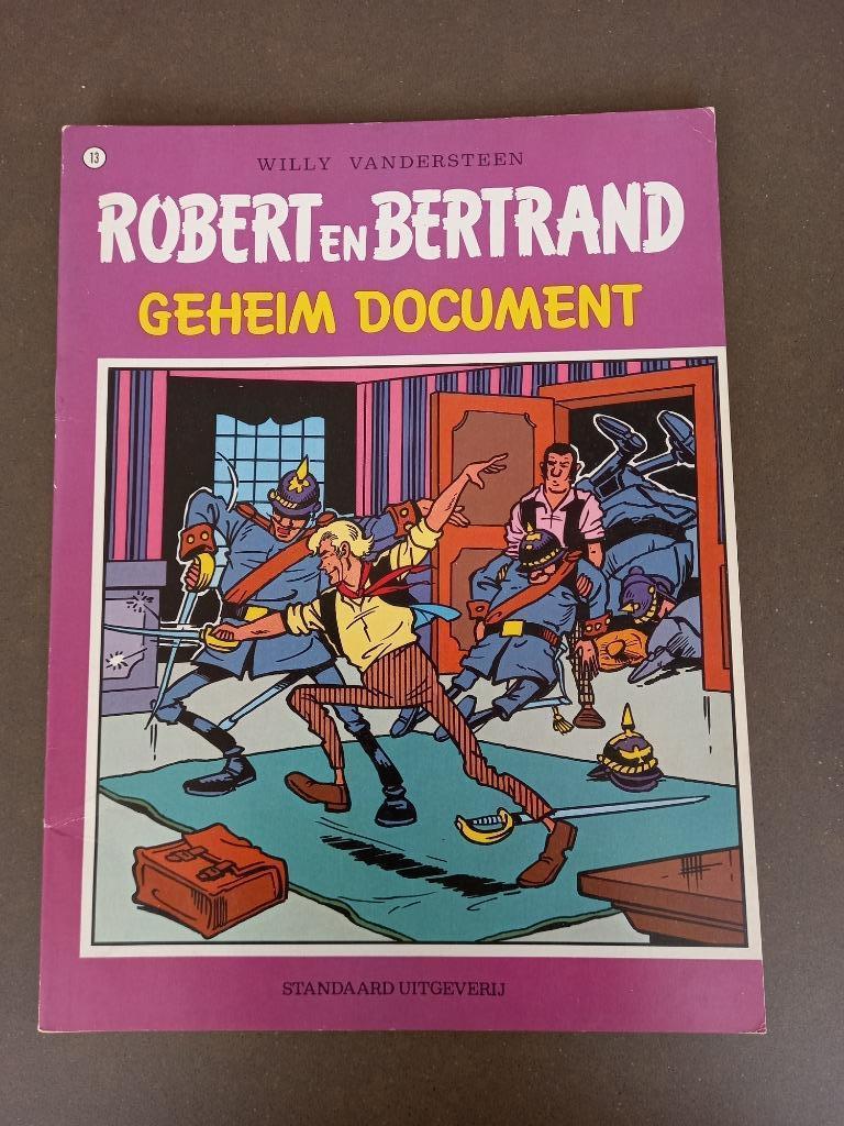 Strip Robert en Bertrand, Meerdere stripboeken, Ophalen, Gelezen, Willy Vandersteen