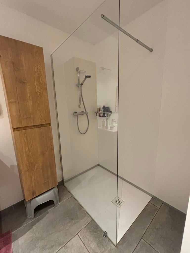 Douche à l'italienne 120x210+ set de douche thermostatique, Enlèvement, Comme neuf
