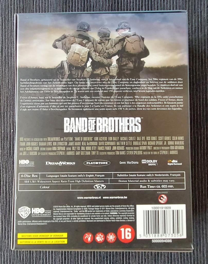 Band of brothers, Cd's en Dvd's, Ophalen of Verzenden, Gebruikt