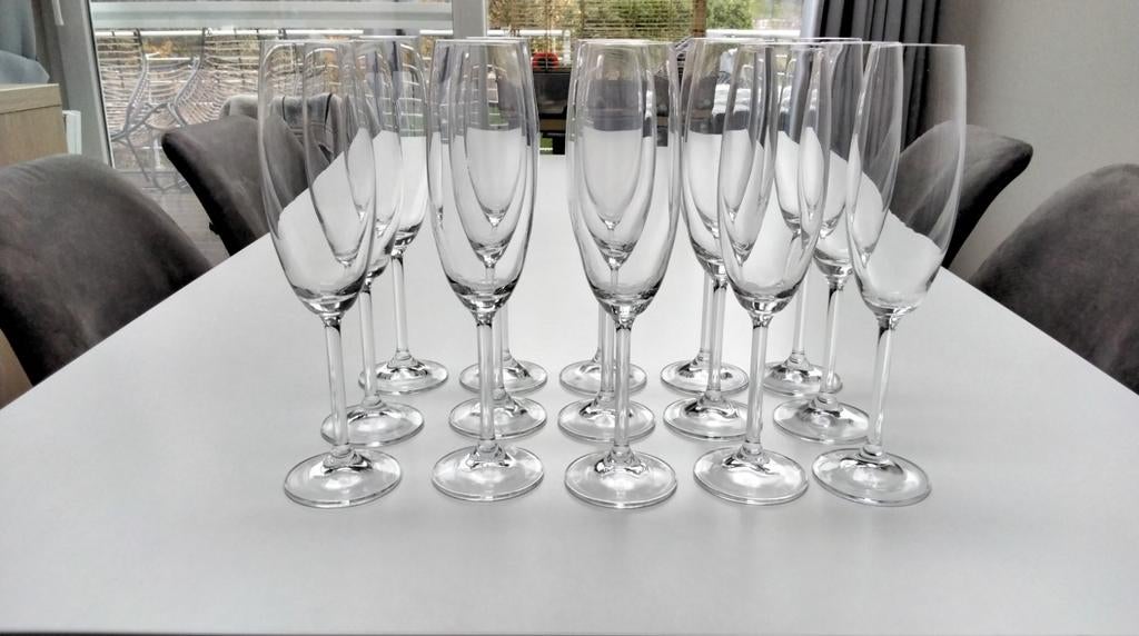 Flûtes à champagne, Ophalen