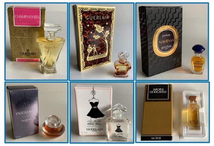 Guerlain Miniatures - Flacons à parfum, Collections, Parfums, Utilisé, Miniature, Enlèvement ou Envoi