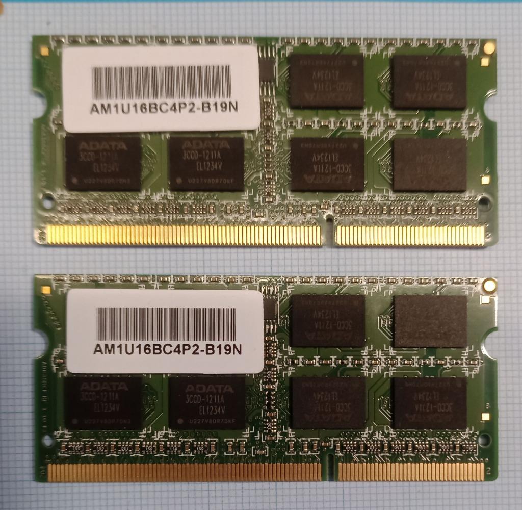 Sodimm DDR3 8gb (2x4gb), Computers en Software, RAM geheugen, Ophalen, 8 GB, DDR3, Zo goed als nieuw