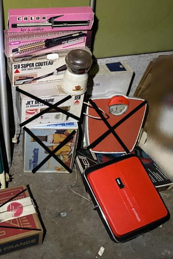 lot électroménager ancien, Envoi, Utilisé
