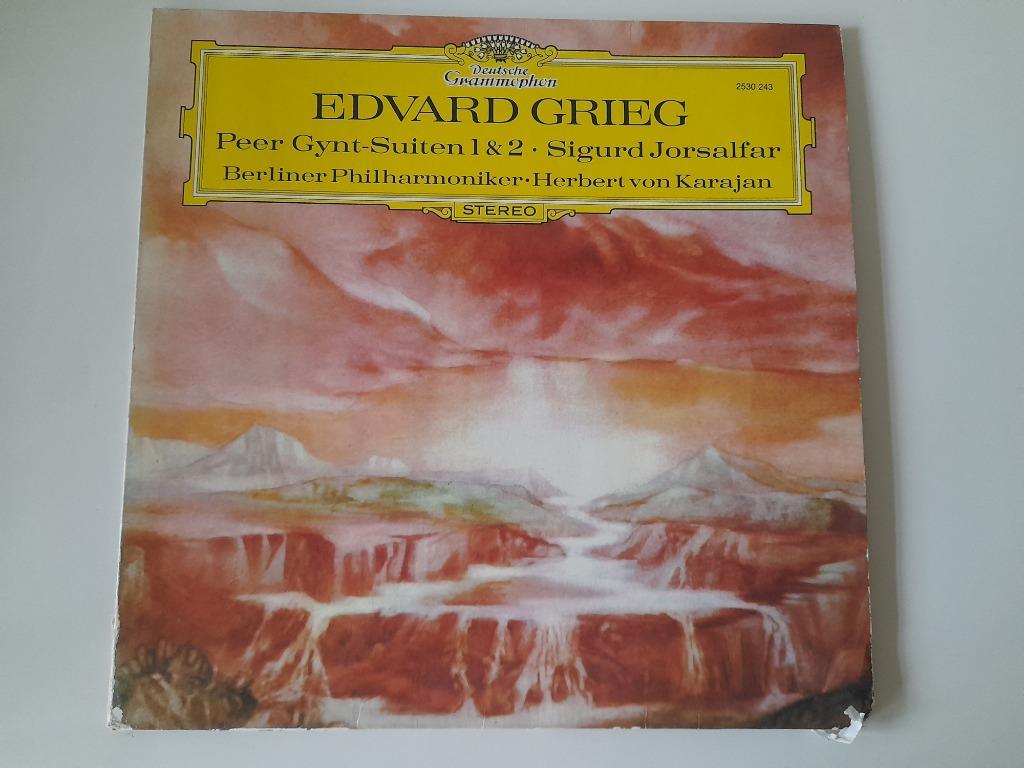 LP Edvard Grieg - Peer Gynt + Jorsalfar, Cd's en Dvd's, Vinyl | Klassiek, Ophalen of Verzenden
