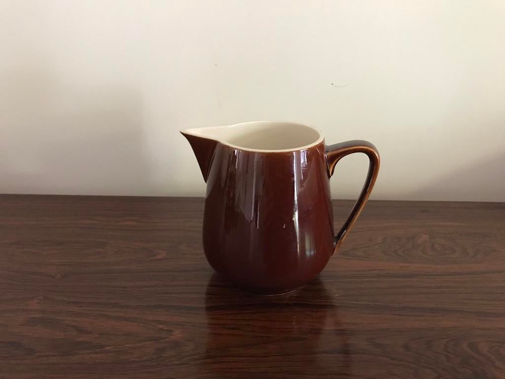 Villeroy & boch kannetje melkkannetje bruin 10 cm, Enlèvement ou Envoi