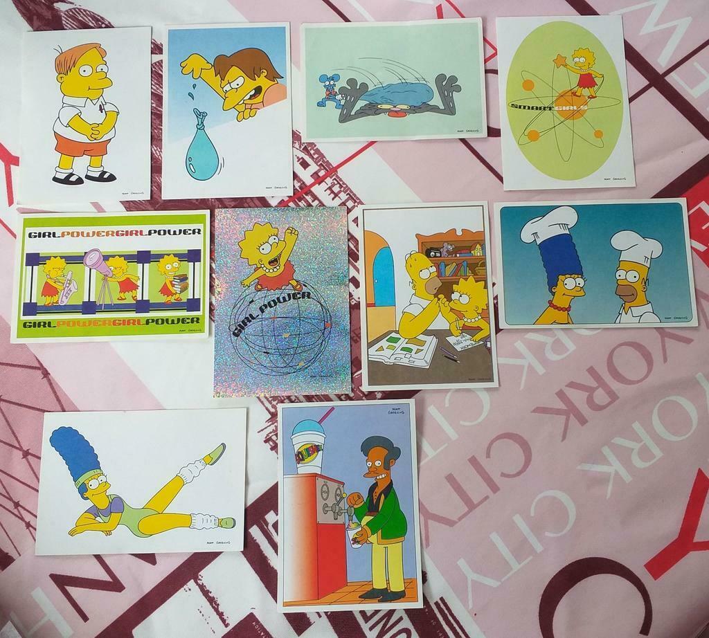 Lot de 10 stickers Panini Les Simpsons - 2000, Verzamelen, Ophalen of Verzenden, Nieuw, Film, Tv of Omroep