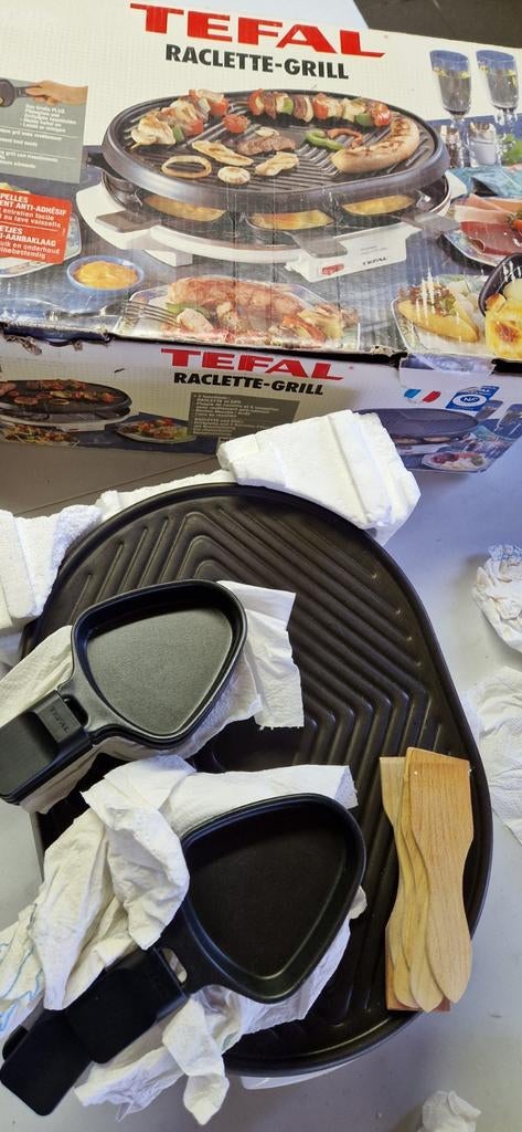 Grill en raclette toestel tefal, Ophalen