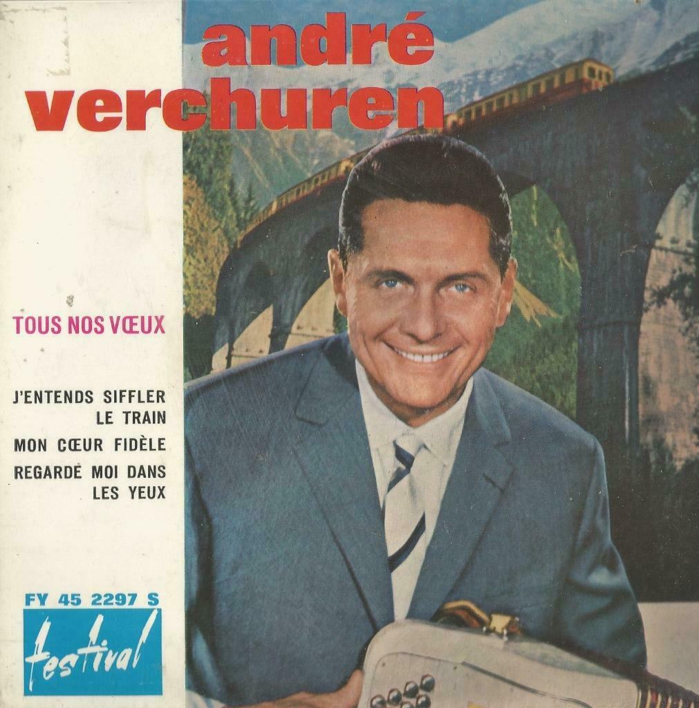 André Verchuren – Tous mes voeux / Mon Coeur fidèle + 2 –EP, Enlèvement ou Envoi, Utilisé, Pop