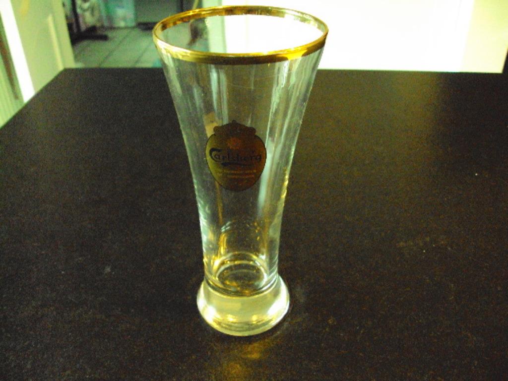 1 verre Carlsberg, Enlèvement, Comme neuf, Verre ou Verres, Autres marques