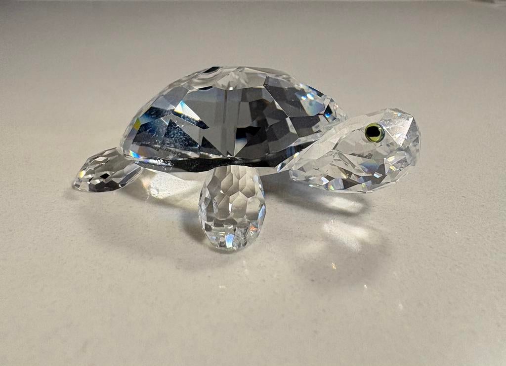 Swarovski Kristal - Schildpad, Ophalen of Verzenden, Zo goed als nieuw, Figuurtje