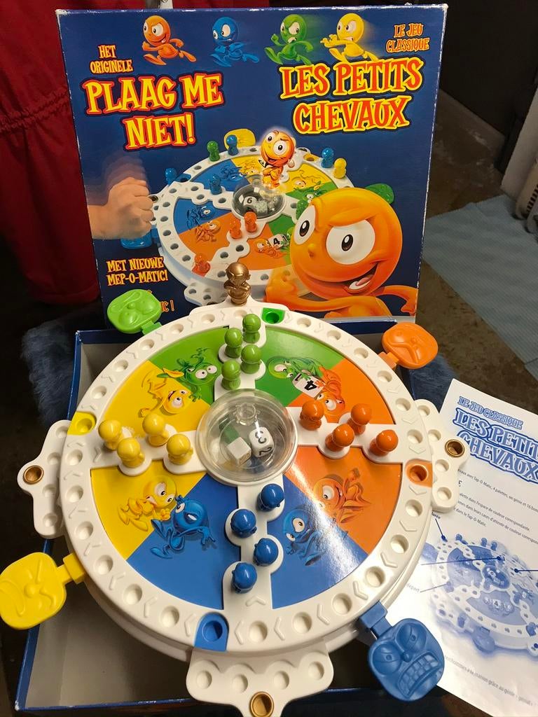 Jeu de société Les petits chevaux (complet), Drie of vier spelers, Zo goed als nieuw