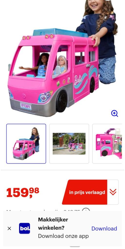 Barbie camper, Enlèvement, Comme neuf, Barbie