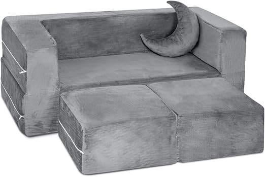 Canapé-lit pour enfant | LIVRAISON GRATUITE, Neuf, Gris, -, -