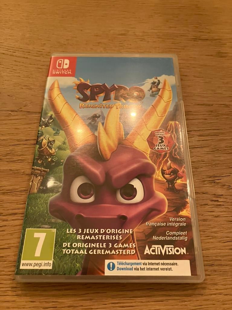 Spyro Reignited Trilogy, Games en Spelcomputers, Games | Nintendo Switch, Ophalen of Verzenden, Zo goed als nieuw, Avontuur en Actie