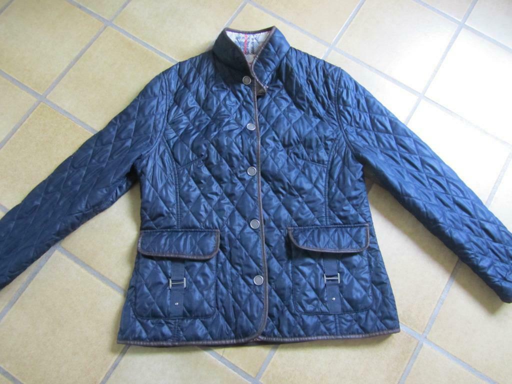 Barbara Lebek blauwe of geruite jas oksel breedte 53 cm nu5€, Ophalen of Verzenden, Zo goed als nieuw, Blauw