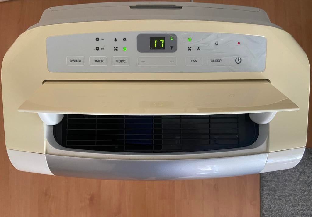 Mobiele airco, Ophalen, Gebruikt, Minder dan 60 m³, Koelen en Ontvochtigen