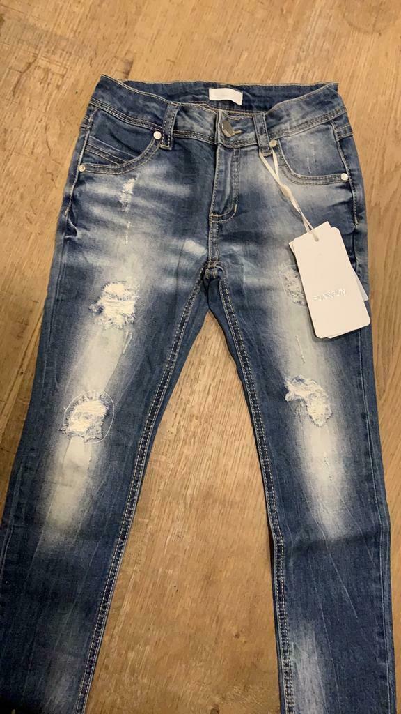 Nieuwe jeans Fun & Fun maat 116, Kinderen en Baby's, Ophalen of Verzenden, Zo goed als nieuw