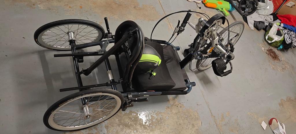 Handbike, Ophalen, Zo goed als nieuw
