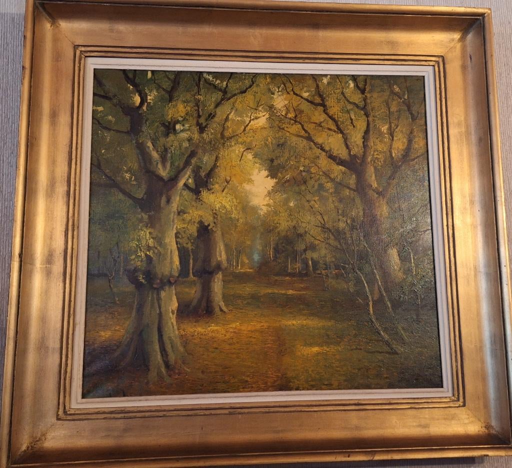 Schilderij Albert Demoen, Antiek en Kunst, Ophalen