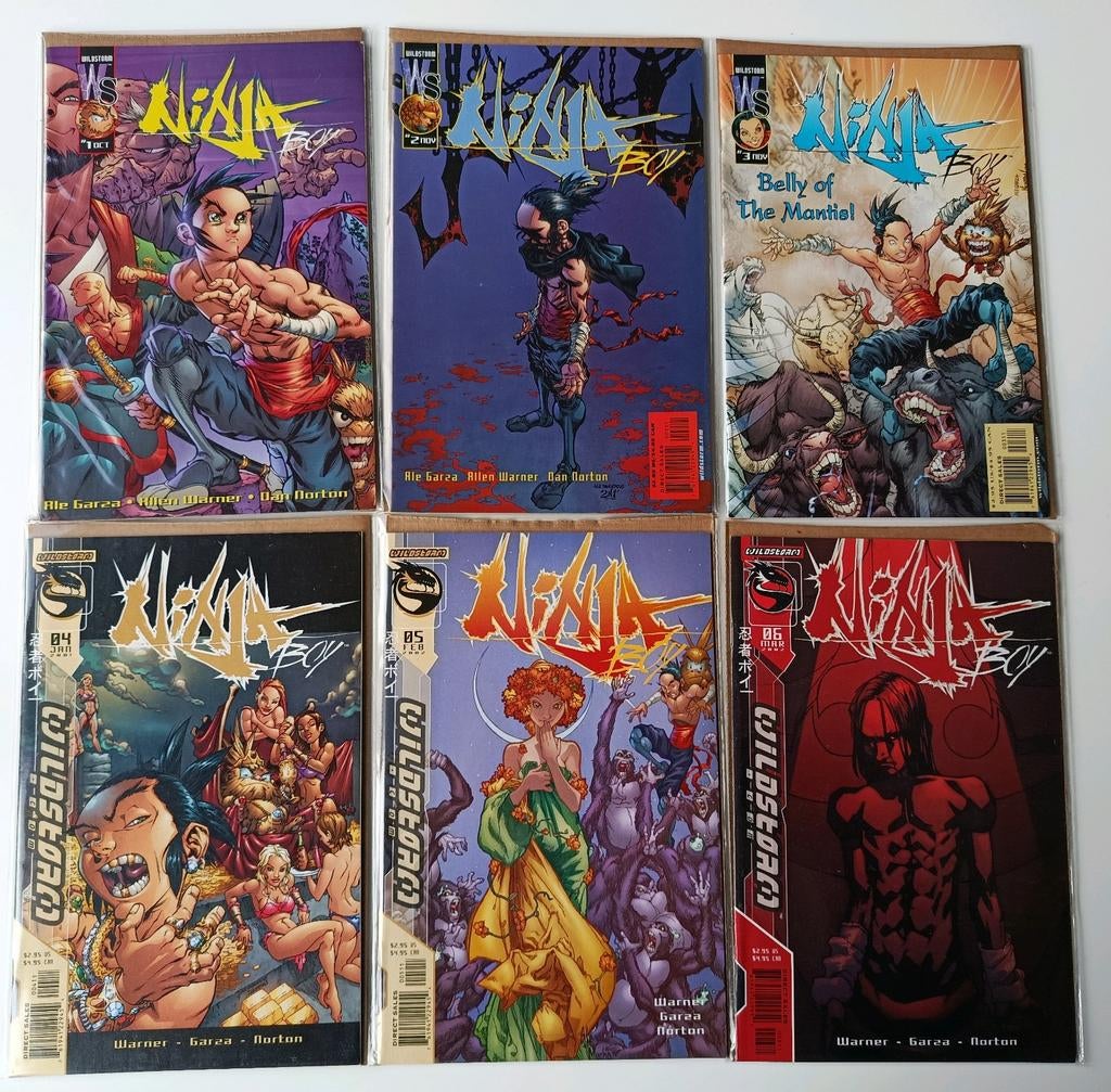 Ninja boy #1-6 (complete reeks), Boeken, Ophalen of Verzenden