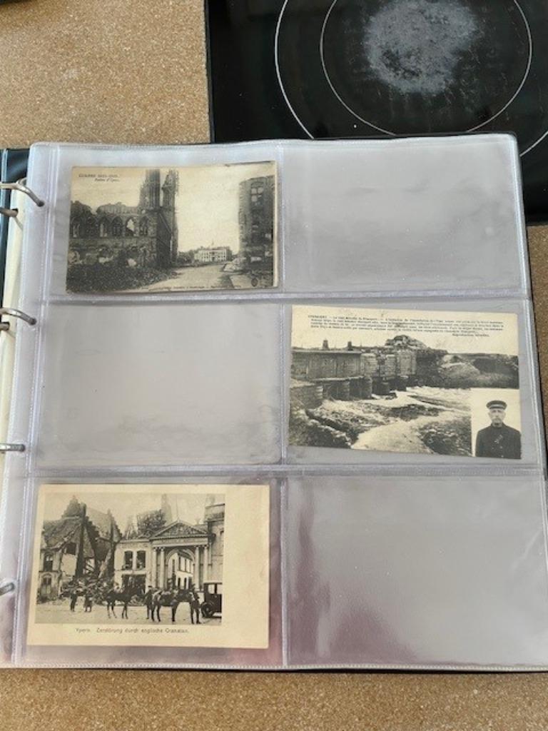 4 MAPPEN VOOR POSTKAARTEN TELKENS MET 20 BLADEN MET 6 VAKKEN, Verzamelen, Ophalen of Verzenden, 1980 tot heden, Gelopen, West-Vlaanderen