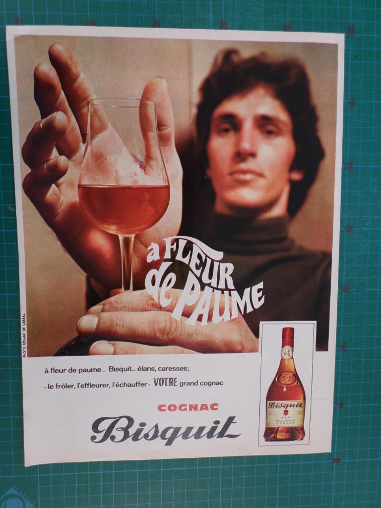 Bisquit Cognac - publicité papier - 1970, Collections, Marques & Objets publicitaires, Utilisé, Autres types, Enlèvement ou Envoi