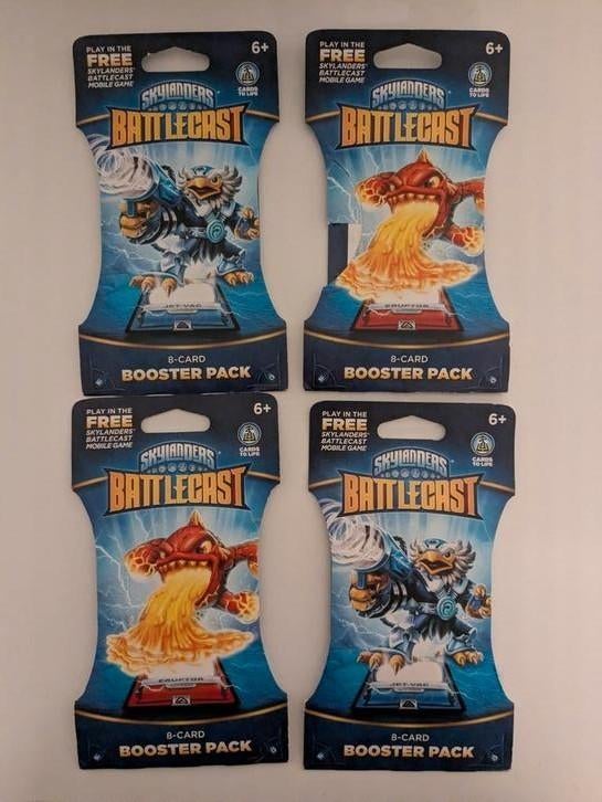 Skylanders Battlecast - 4 booster packs, Ophalen of Verzenden, Nieuw, Booster