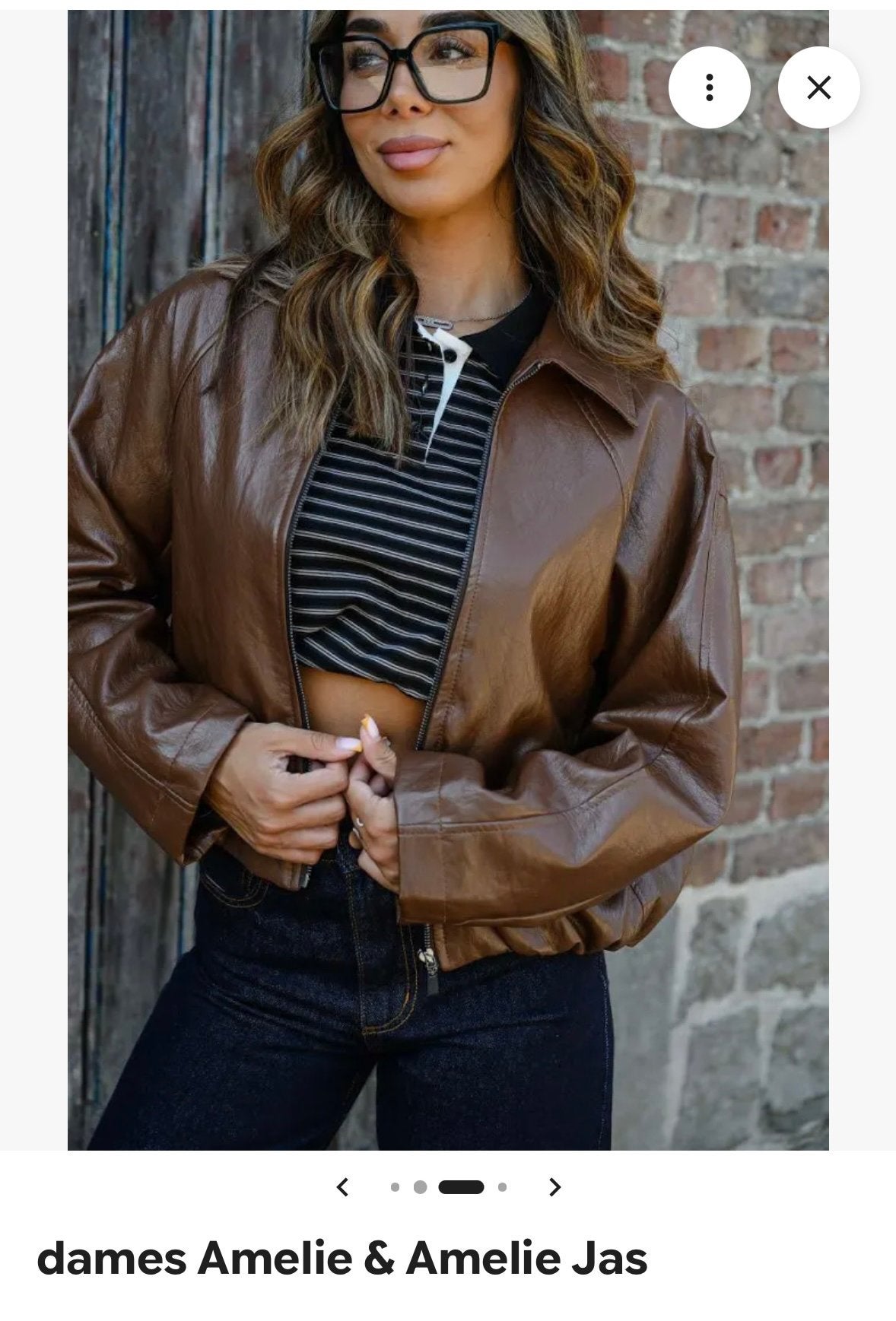 Nieuw jasje Amelie & Amelie #huidige collectie met labels# L, Vêtements | Femmes, Enlèvement ou Envoi, Brun, Manteau, Taille 42/44 (L)