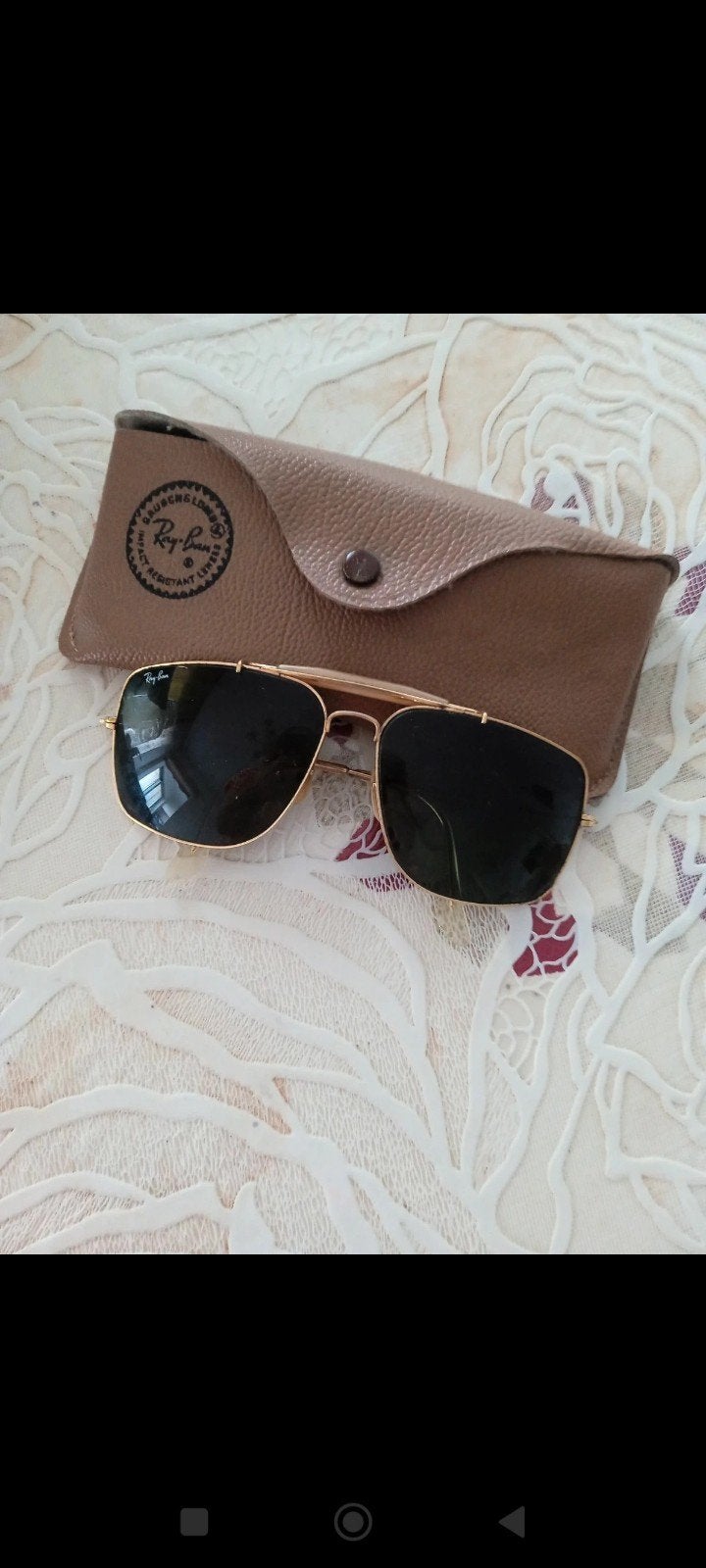 lunette de soleil Ray Ban outdoorsman vintage B&l, Enlèvement ou Envoi, Utilisé, Lunettes de soleil, Ray-Ban