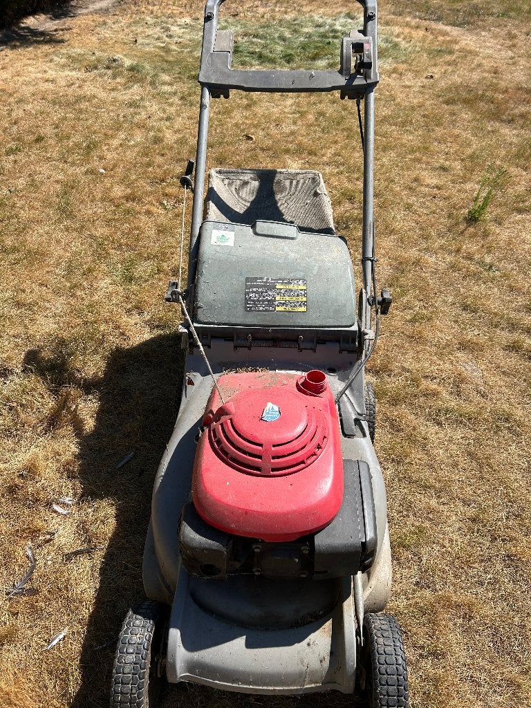 Grasmachine, Ophalen, Gebruikt, Benzine-grasmaaier, Honda