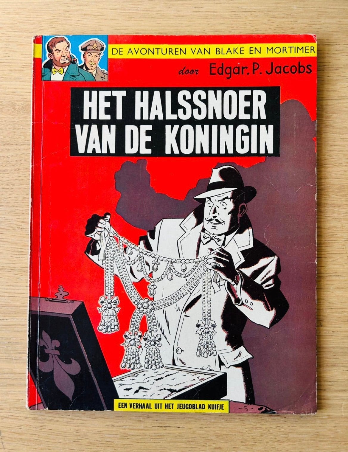 Blake en Mortimer - Het halssnoer van de koningin 1e dr 1967, Boeken, Eén stripboek, Ophalen of Verzenden, Gelezen