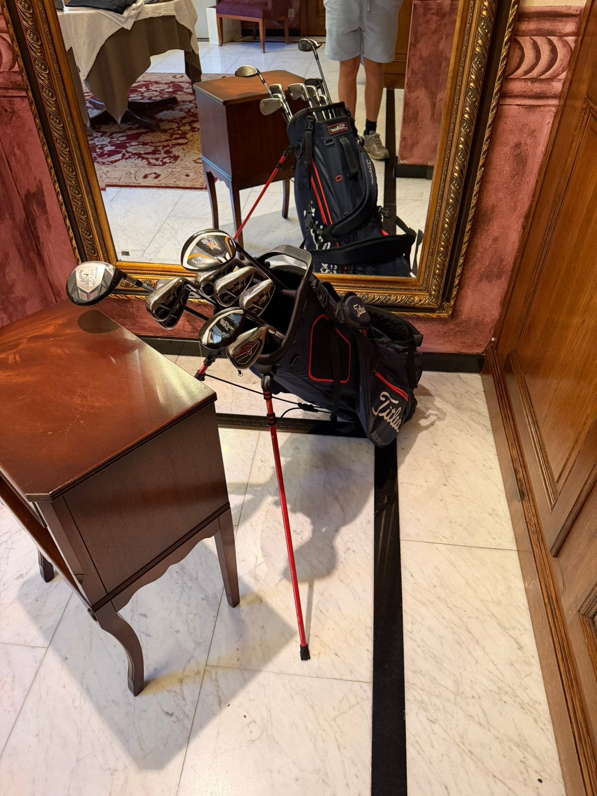 Golfclubs + zak te koop, Diversen, Wandelstokken, Ophalen, Zo goed als nieuw