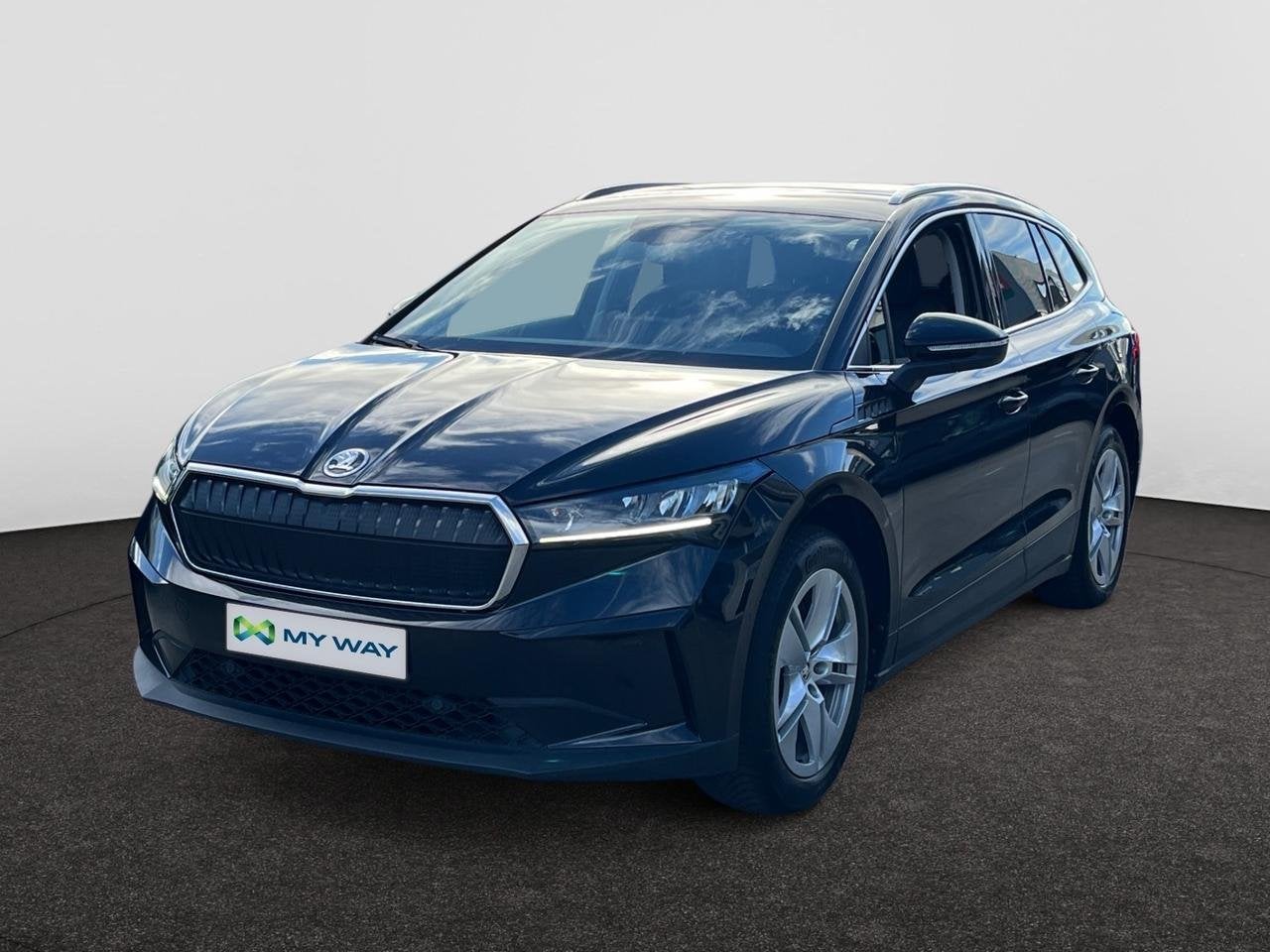 Skoda Enyaq 82KWHðŸ”‹*204PKâš¡*CARPLAY*GPS*CAMERA*FULL LED*T, Auto's, Automaat, Zwart, Elektrisch, Enyaq