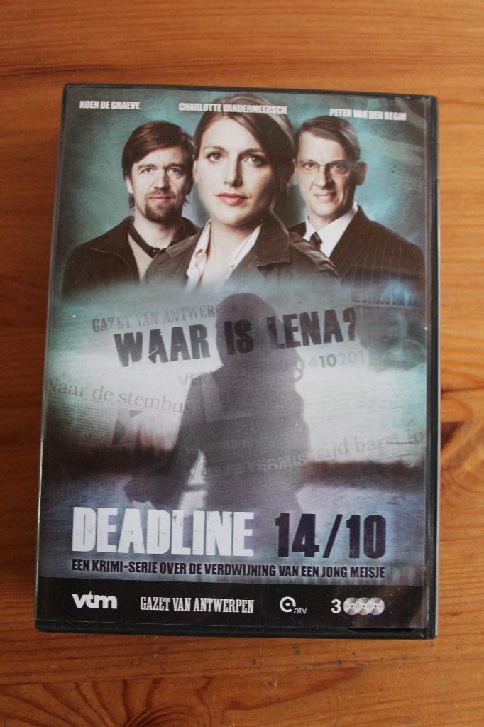 Deadline  14/10           Vlaamse crimiserie, Cd's en Dvd's, Dvd's | Tv en Series, Vanaf 12 jaar, Ophalen of Verzenden, Zo goed als nieuw
