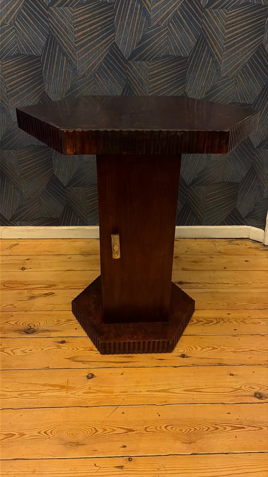 Table guéridon Art Déco avec petit bar, Enlèvement