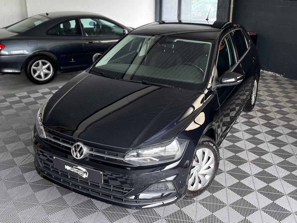 Volkswagen Polo 1.0TSi 1er Propriétaire Garantie 12 mois, Autos, Achat, Euro 6, Noir, 5 portes