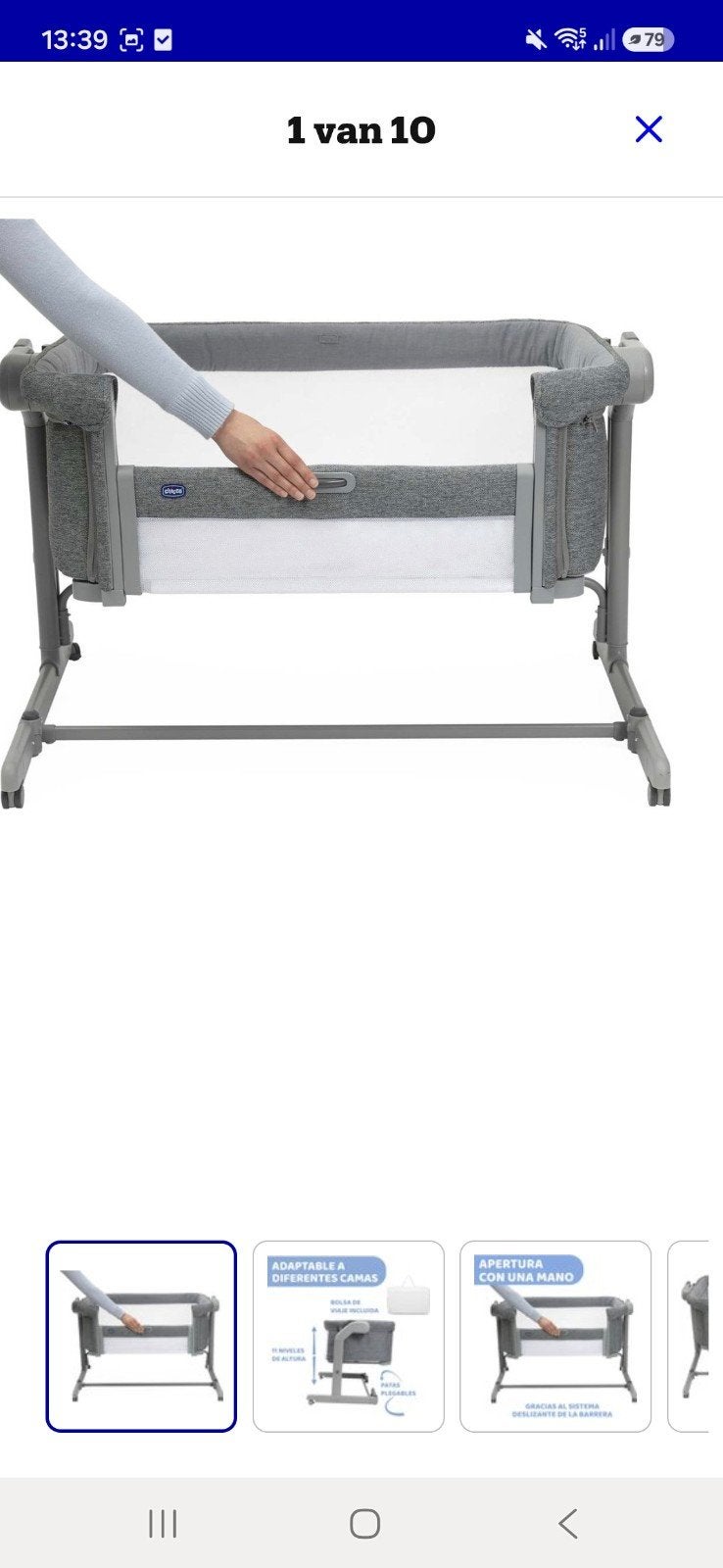 Co sleeper chicco next2me, Ophalen, Nieuw, Wieg