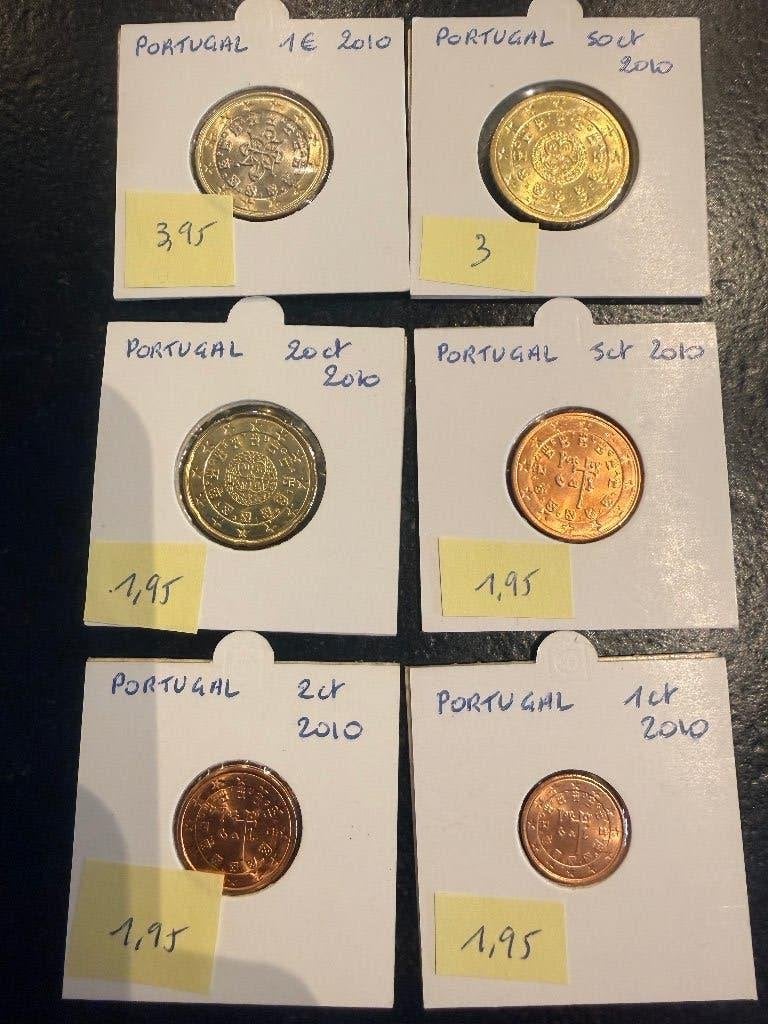 euromunten Portugal UNC, Timbres & Monnaies, Enlèvement ou Envoi, Portugal, Autres valeurs, Série