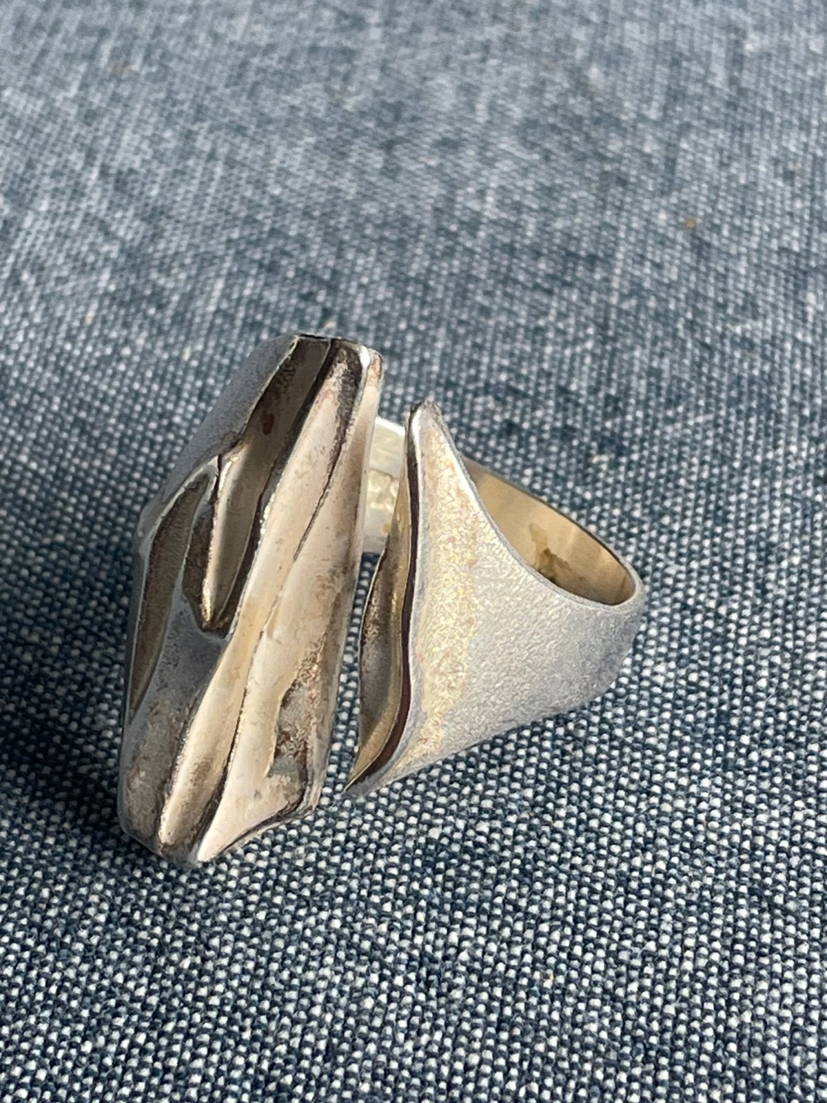 Björn Weckström - Lapponia - Zilveren (925)  Erosion ring., Ophalen of Verzenden, Zilver