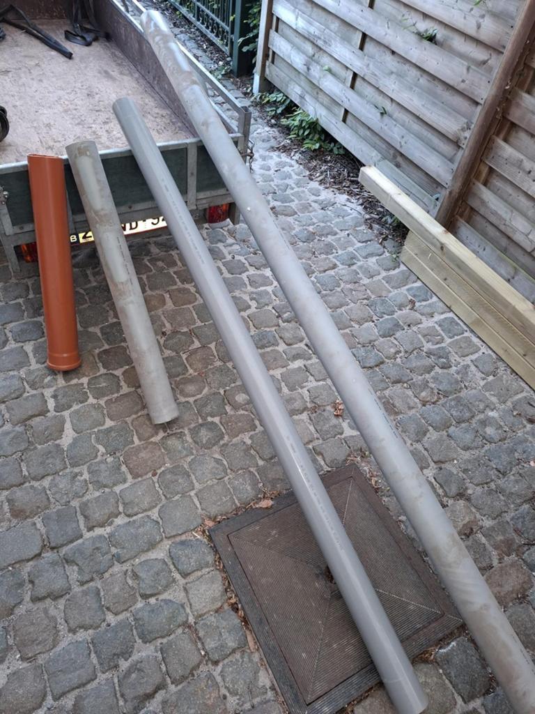 Pvc buizen, Enlèvement, Comme neuf