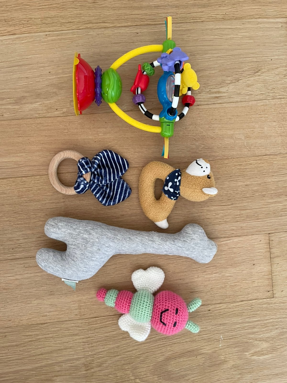 Speelgoed pakket mix baby’s Playgro rammelaar, Enlèvement ou Envoi, Comme neuf