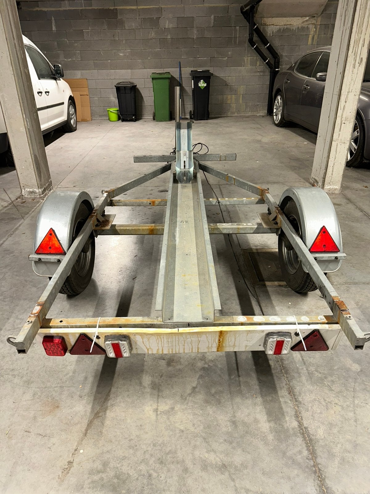Motor remorque aanhangwagen 750kg, Ophalen, Gebruikt