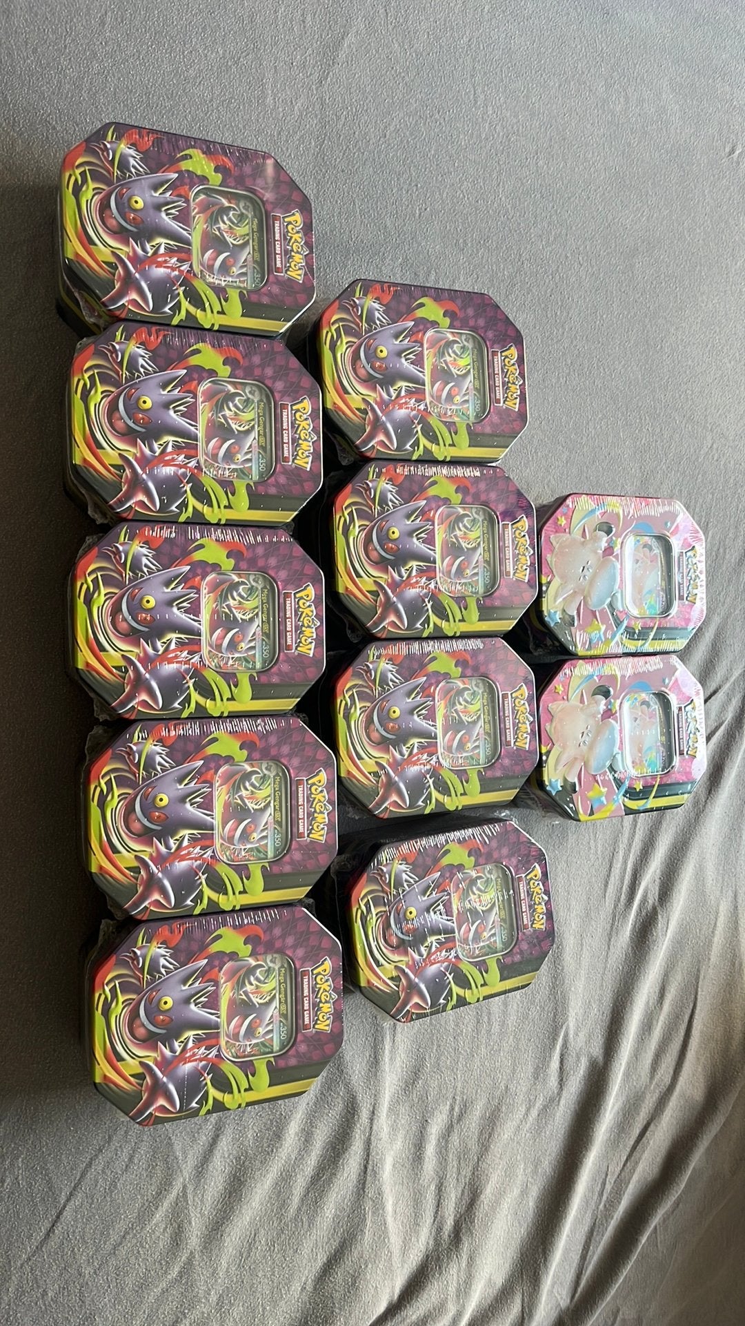 Mega gengar ex&mega clefable ex tins, Ophalen
