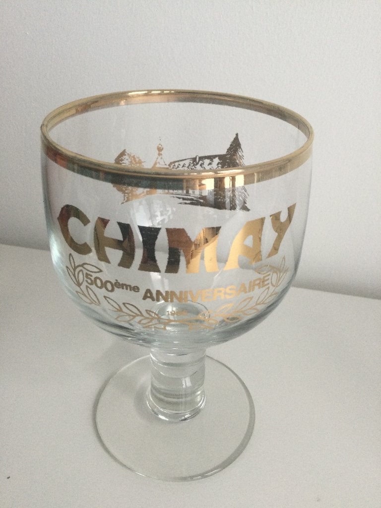 Verre Chimay 500 ième anniversaire, Collections, Enlèvement, Comme neuf