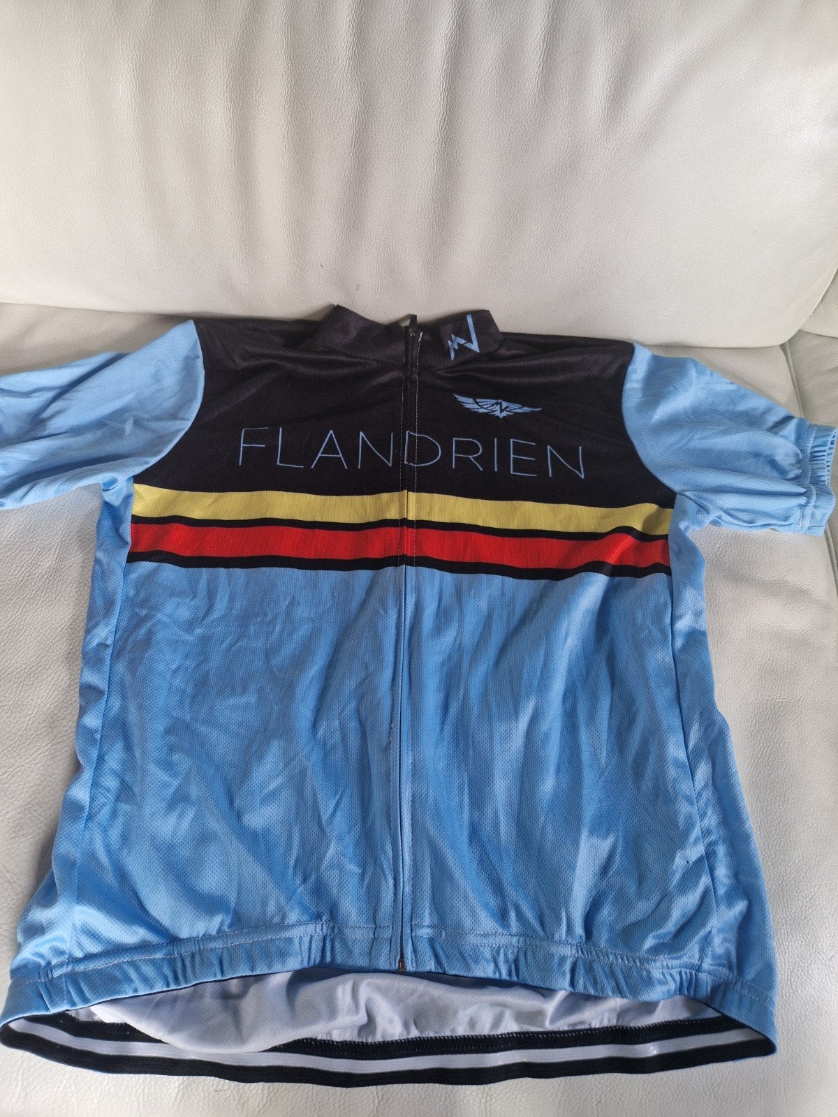 Flandrien wielerset – Shirt + Bibshort – Gebruikt, Ophalen, Zo goed als nieuw, M, Heren