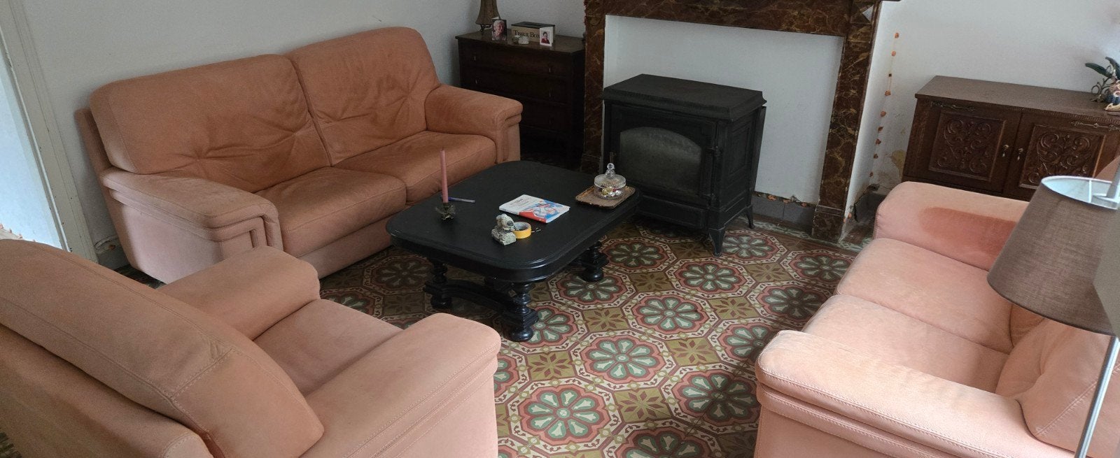 gratis Zetels en salontafel af te halen, Ophalen