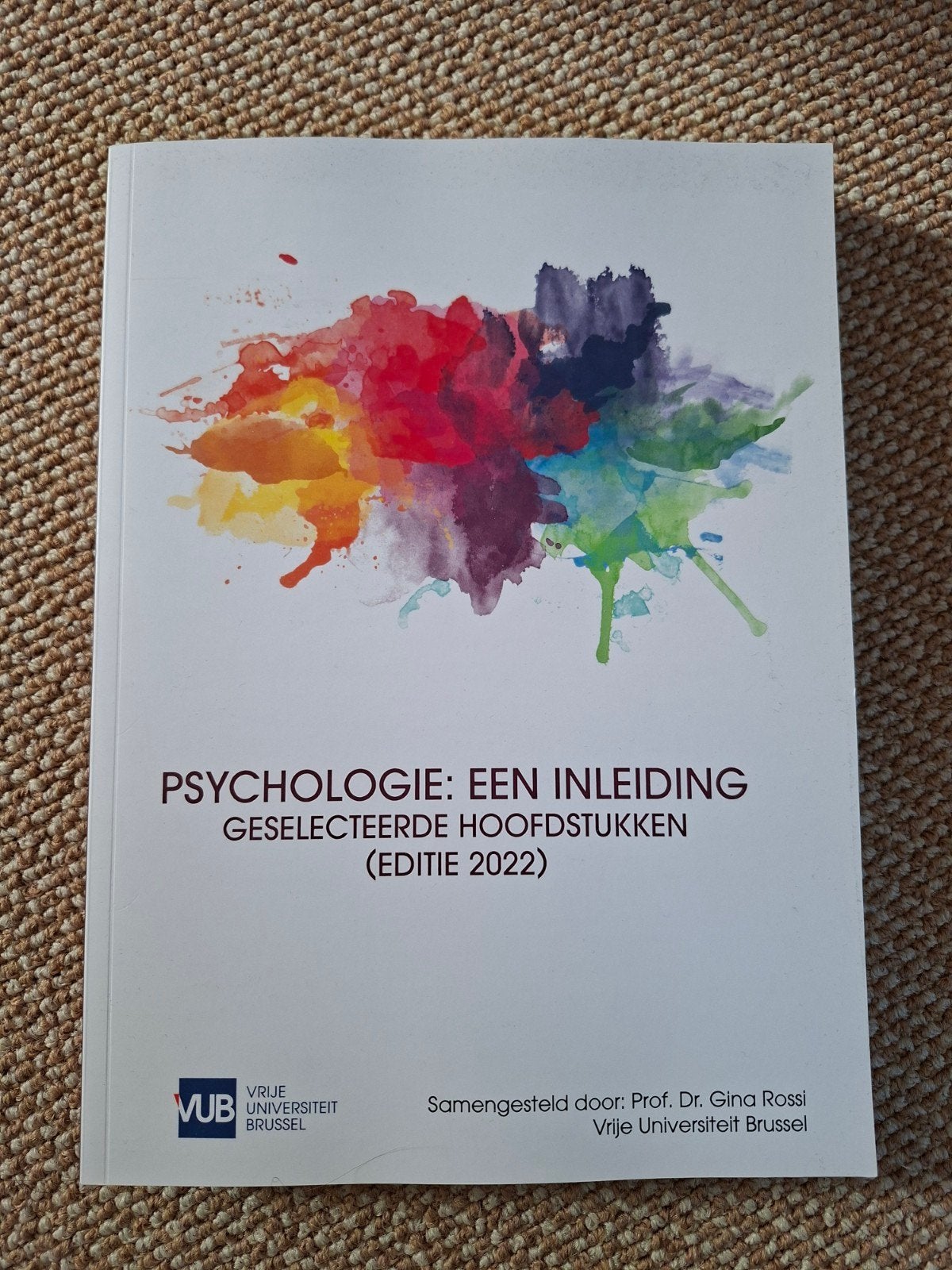 Gina Rossi - Psychologie, een inleiding, 2e custom editie, Boeken, Ophalen of Verzenden, Nederlands, Gina Rossi